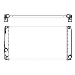 LKQ - '09-'16 Toyota RAV4 Radiator For Models Built In North America With 2.5l L4 Plastic And Aluminum