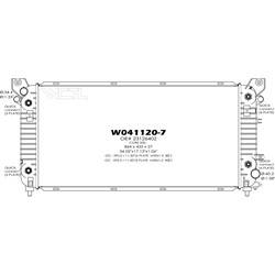 LKQ - '14-'16 Chevrolet Silverado 1500, '15-'16 Chevrolet Tahoe, '14-'16 GMC Sierra 1500, '15-'16 GMC Yukon Radiator