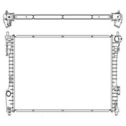 LKQ - '13-'19 Ford Flex, '13-'19 Lincoln MKT Radiator