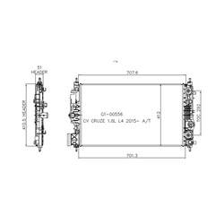 LKQ - '16-'19 Buick Cascada, '14-'15 Chevrolet Cruze, '16 Chevrolet Cruze Limited Radiator