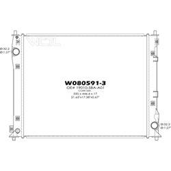 LKQ - '16-'21 Honda Civic Radiator