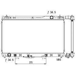LKQ - '02-'03 Lexus ES300, '04-'06 Lexus ES330, '02-'06 Toyota Camry, '02-'08 Toyota Solara Radiator