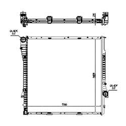 LKQ - '01-'06 BMW X5 Radiator