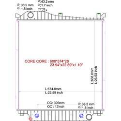 LKQ - '07-'10 Ford Explorer, '07-'10 Ford Explorer Sport Trac, '07-'10 Mercury Mountaineer Radiator