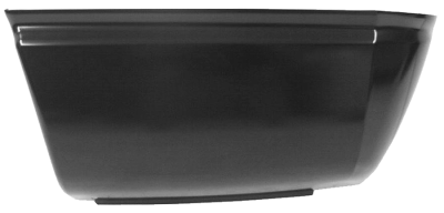 02-'08 DODGE RAM LOWER REAR BED SECTION, DRIVER SIDE