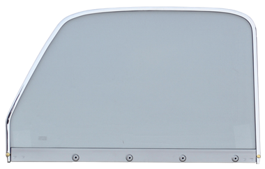 Products - Nor/AM Auto Body Parts - '47-'50 CHEVROLET/GMC PICKUP WINDOW GLASS (CLEAR), W/CHROME TRIM, DRIVER'S SIDE
