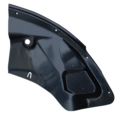 Nor/AM Auto Body Parts - 61-'67 VW BEETLE FRONT INNER FENDER FRONT SECTION, PASSENGER'S SIDE - Image 2