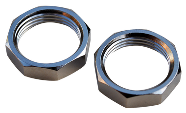 Nor/AM Auto Body Parts - '47-'59 CHEVROLET/GMC PICKUP AND SUBURBAN WIPER RETAINER NUTS, CHROME, 2PC - Image 2