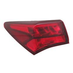 2015-2017 Acura TLX Driver's Outer Tail Light Assembly