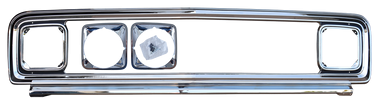 KP - '71-'72 CHEVROLET PICKUP, SUBURBAN, BLAZER CHROME PLATED, STEEL, GRILLE FRAME - Image 2