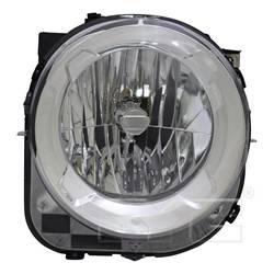 2015-2018 Jeep Renegade Passenger's Headlight Assembly