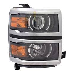 '14-'15 Chevrolet Silverado 1500 Passenger Side Halogen Projector Style Headlight Assembly