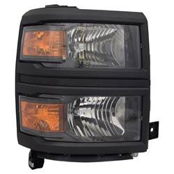 '14-'15 Chevrolet Silverado 1500 Passenger Side Halogen Headlight Assembly