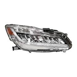 2017 Honda Accord Passenger's Headlight Assembly