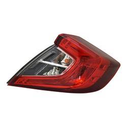 2016-2021 Honda Civic Passenger's Outer Tail Light Assembly