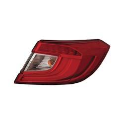 2018-2022 Honda Accord Passenger's Outer Tail Light Assembly