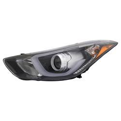 2013-2014 Hyundai Elantra Driver's Headlight Assembly