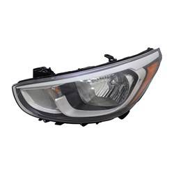 2015-2017 Hyundai Accent Driver's Headlight Assembly