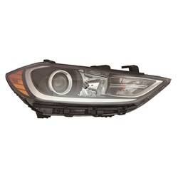 2017-2018 Hyundai Elantra Passenger's Headlight Assembly