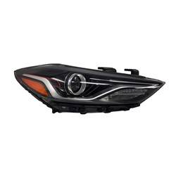 2017-2018 Hyundai Elantra Passenger's Headlight Assembly