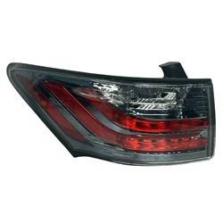 2014-2017 Lexus CT Driver's Outer Tail Light Assembly