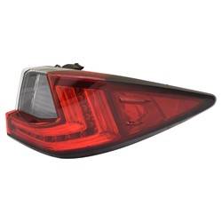 2016-2022 Lexus RX Passenger's Outer Tail Light Assembly