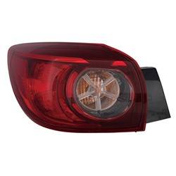 2014-2018 Mazda 3 Driver's Outer Tail Light Assembly