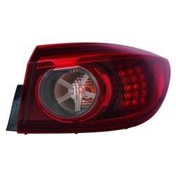 2014-2016 Mazda 3 Passenger's Outer Tail Light Assembly