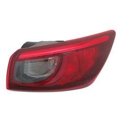 2016-2022 Mazda CX-3 Passenger's Outer Tail Light Assembly