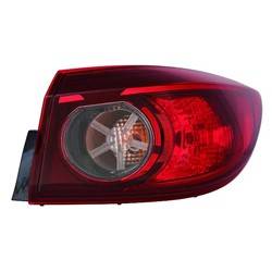 2014-2018 Mazda 3 Passenger's Outer Tail Light Assembly