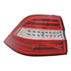 2012-2015 Mercedes ML-Class Driver's Outer Tail Light Assembly