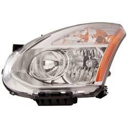 2009-2010 Nissan Rogue Driver's Headlight Assembly