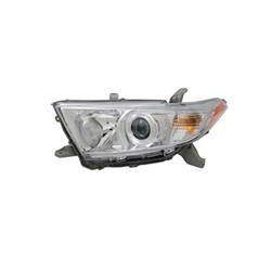 2011-2013 Toyota Highlander Driver's Headlight Assembly