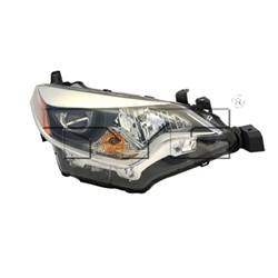 2014-2016 Toyota Corolla Passenger's Headlight Assembly