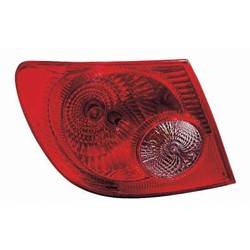 2005-2008 Toyota Corolla Driver's Tail Light Assembly