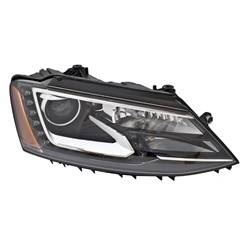2013-2014 Volkswagen Jetta Passenger's Headlight Assembly