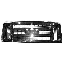 '08-'14 Ford E-150, '08-'14 Ford E-250, '08-'24 Ford E-350 Super Duty, '08-'24 Ford E-450 Super Duty Grille