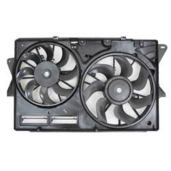 '13-'19 Ford Taurus, '13-'16 Lincoln MKS Radiator And Condenser Fan Assembly With Two Fans Side By Side