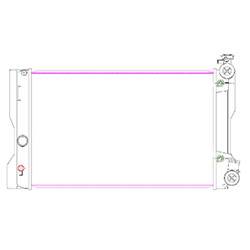 '09-'10 Pontiac Vibe, '09-'10 Toyota Corolla, '09-'13 Toyota Matrix Radiator