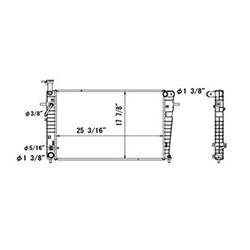 '05-'09 Hyundai Tucson, '06-'10 Kia Sportage Radiator