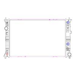 '10-'12 Ford Fusion, '10-'11 Mercury Milan Radiator
