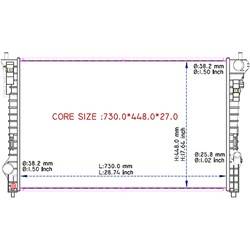 '10-'12 Ford Taurus, '10-'12 Lincoln MKS Radiator