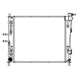 '11-'14 Hyundai Sonata, '11-'15 Kia Optima Radiator
