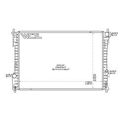 '11-'13 Ford Explorer Radiator For Models With 3.5l V6 Without Tow Package Built Up To 9/1/12
