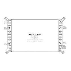 '19 Chevrolet Silverado 2500 HD, '19 Chevrolet Silverado 3500 HD, '11-'19 GMC Sierra 2500 HD, '11-'19 GMC Sierra 3500 HD Radiator