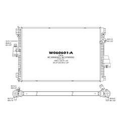 '11-'16 Ford F-250 Super Duty, '11-'16 Ford F-350 Super Duty, '11-'16 Ford F-450 Super Duty, '11-'16 Ford F-550 Super Duty Radiator