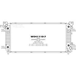 '14-'16 Chevrolet Silverado 1500, '15-'16 Chevrolet Suburban, '16 Chevrolet Suburban 3500 HD, '15 Chevrolet Tahoe, '14-'16 GMC Sierra 1500, '15 GMC Yukon Radiator