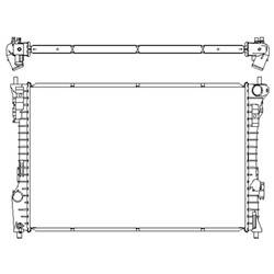 '11-'19 Ford Explorer, '13-'19 Ford Flex, '13-'19 Lincoln MKT Radiator
