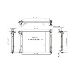 '15-'19 Hyundai Sonata Radiator