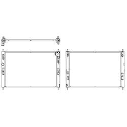 '14-'17 Mitsubishi Lancer, '16-'20 Mitsubishi Outlander Sport, '16-'20 Mitsubishi RVR Radiator